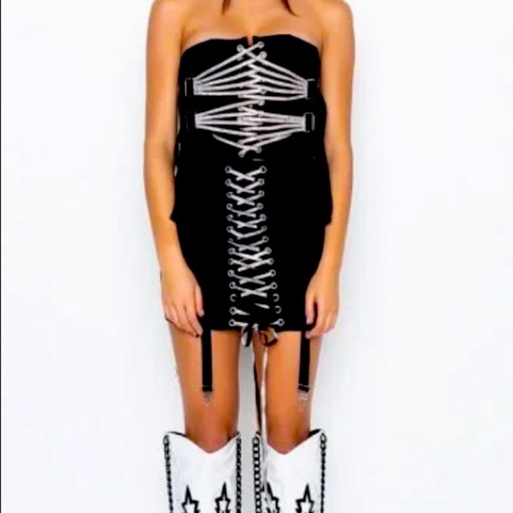 AKIRA tube top Corset Small